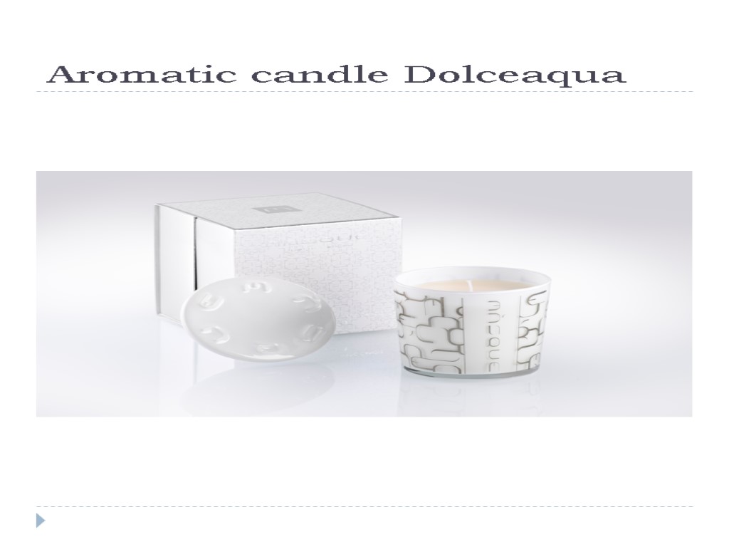 Aromatic candle Dolceaqua